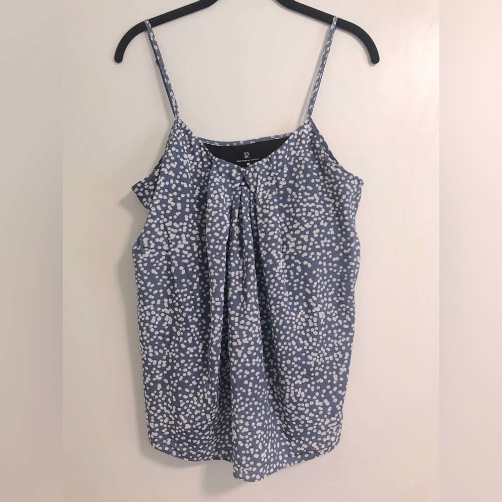 New York & Co. Blue Camisole Size S